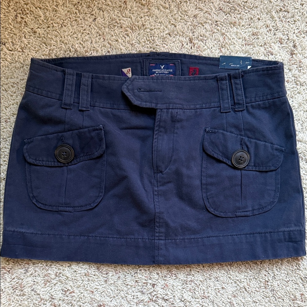 Circa 2005 Navy Blue Women's Skirt tags on